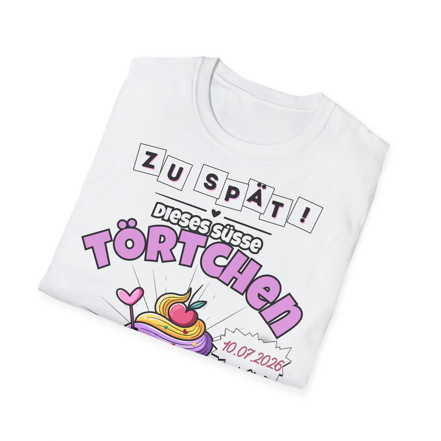 JGA T-Shirt Törtchen ist vergriffen (personalisierbar)