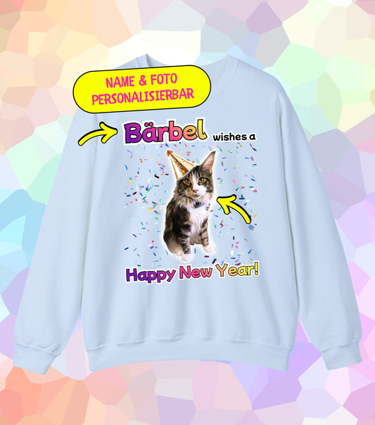Happy New Year Sweatshirt (personalisiert)