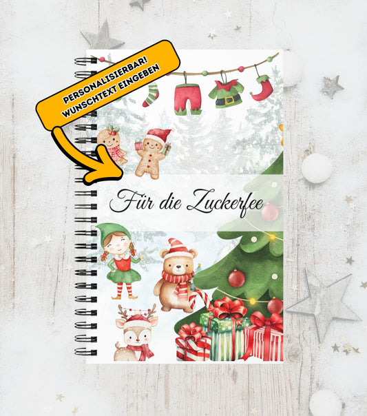 Weihnachtszauber Notizheft (personalisiert)