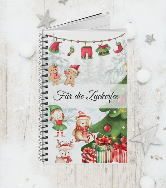 Weihnachtszauber Notizheft (personalisiert)