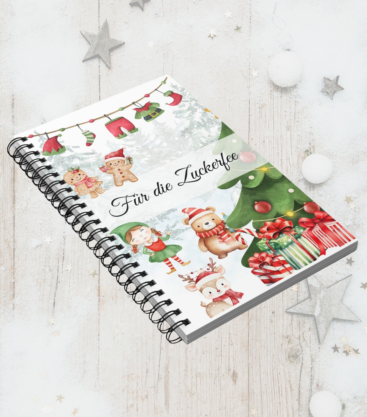 Weihnachtszauber Notizheft (personalisiert)