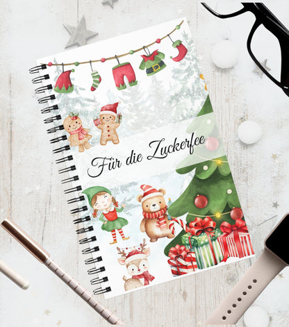 Weihnachtszauber Notizheft (personalisiert)