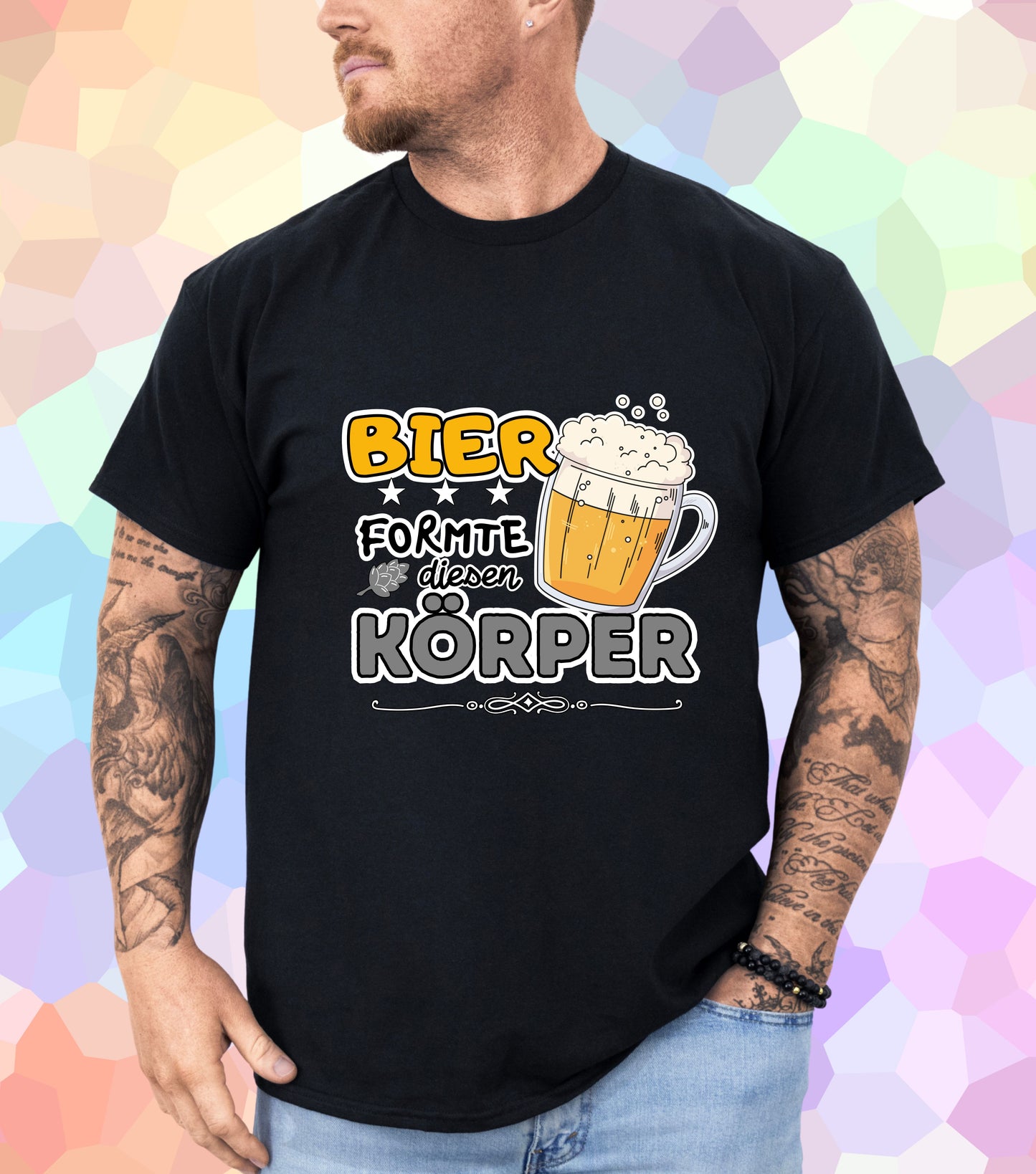 Bier formte diesen Körper T-Shirt