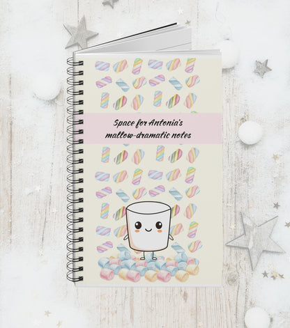 Marshmallow Notizheft (personalisiert)