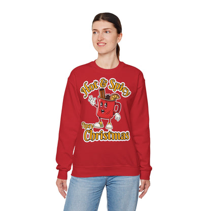 Hot & Spicy Tipsy Christmas Sweatshirt
