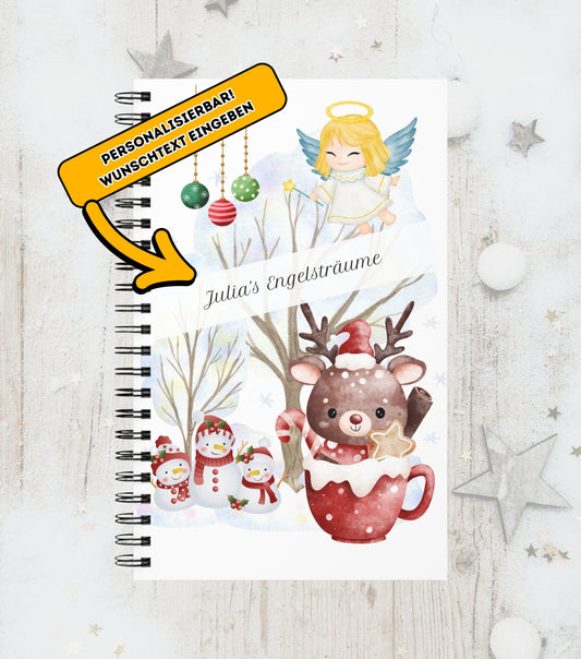 Engelstraum Notizheft (personalisiert)