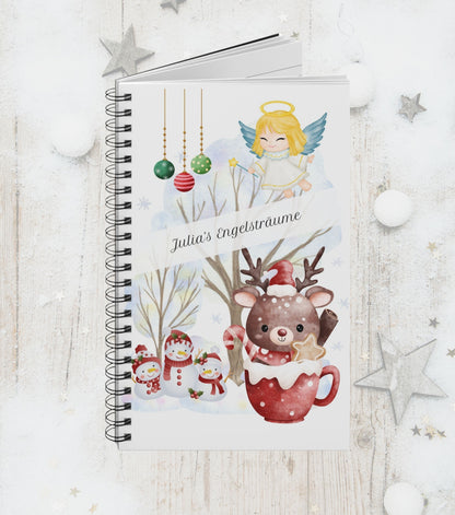 Engelstraum Notizheft (personalisiert)