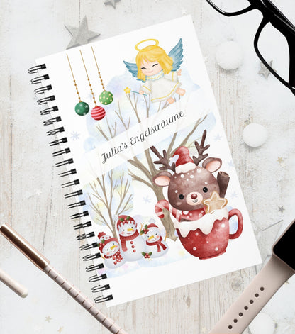 Engelstraum Notizheft (personalisiert)