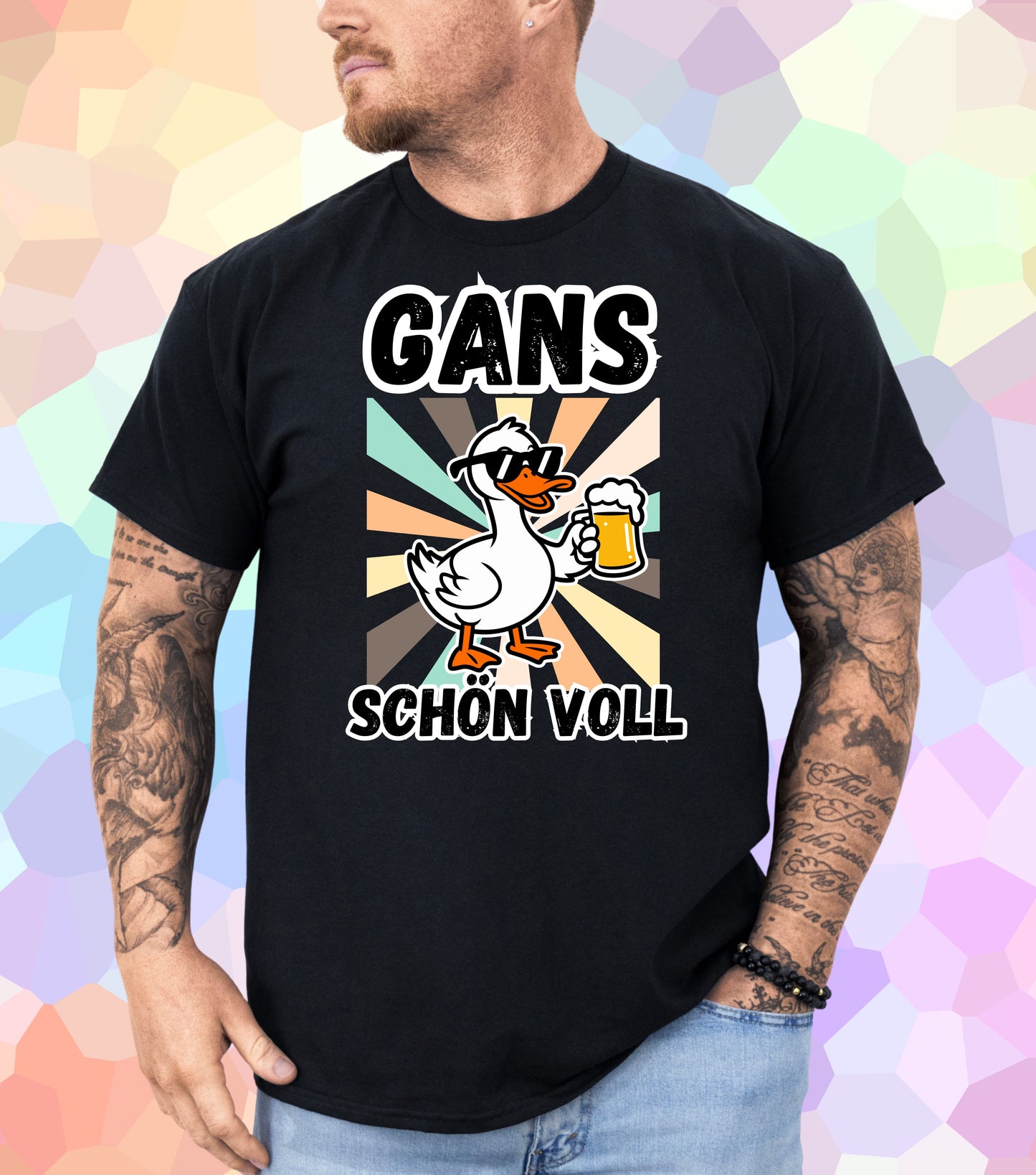 Gans schön voll T-Shirt