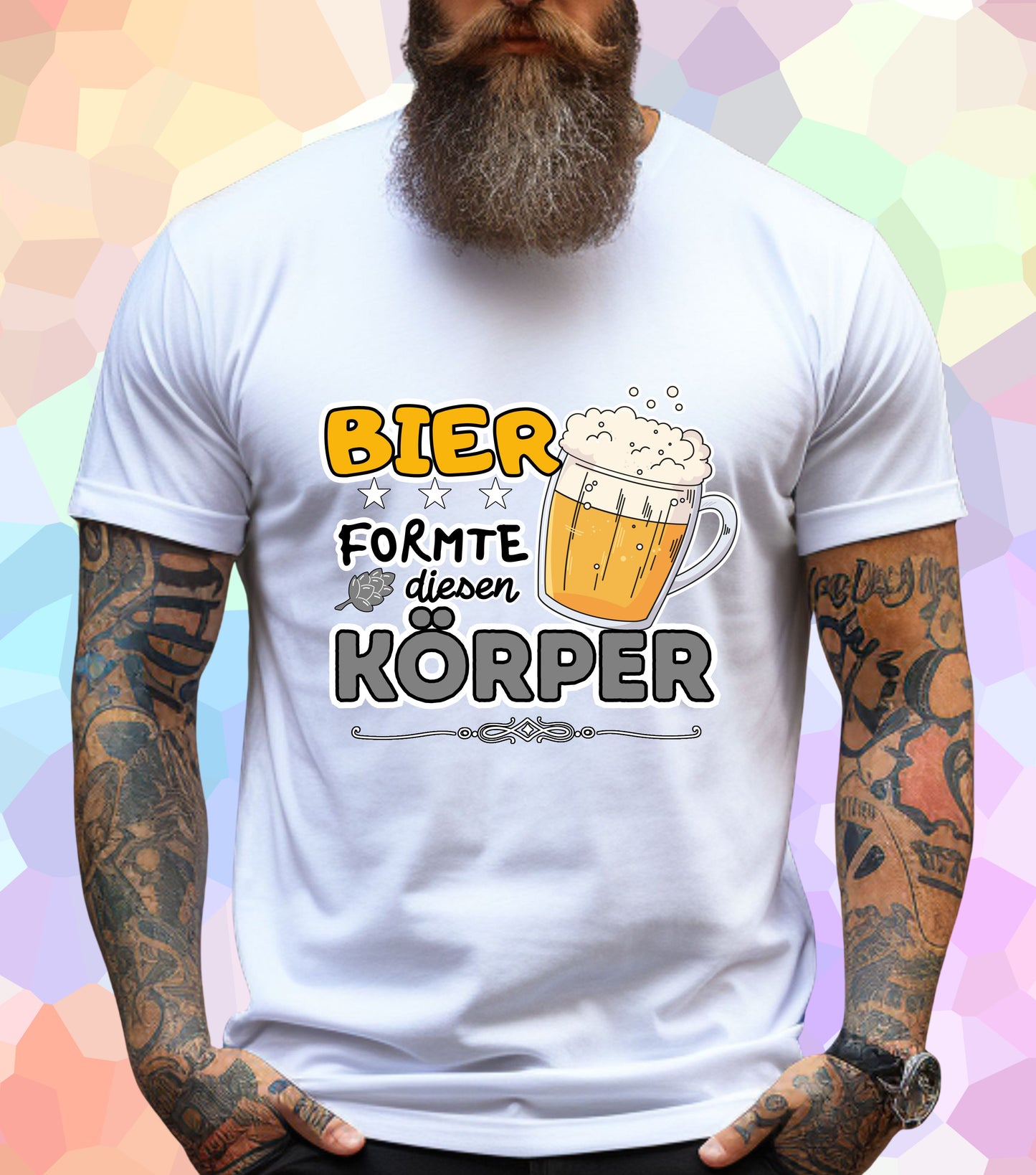 Bier formte diesen Körper T-Shirt