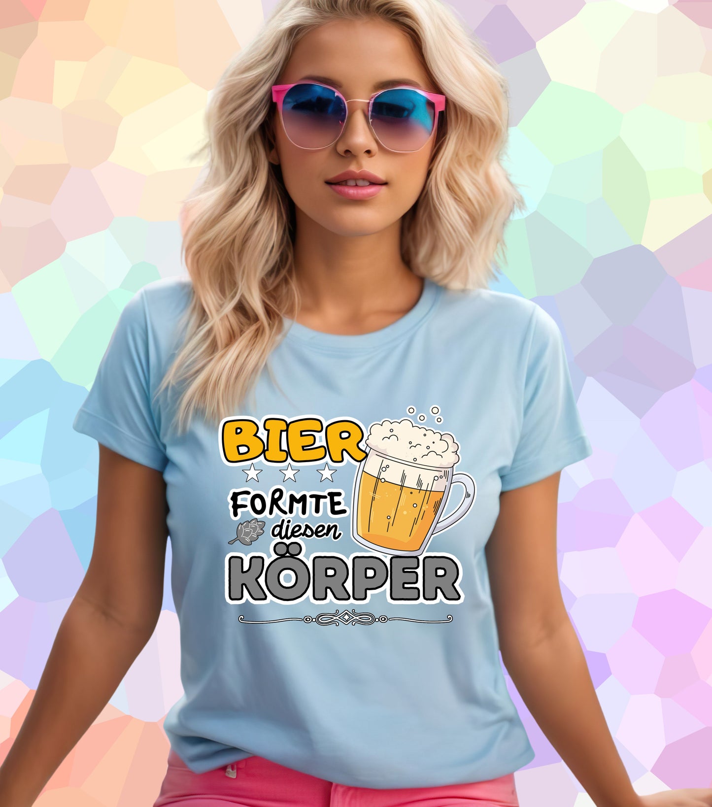 Bier formte diesen Körper T-Shirt
