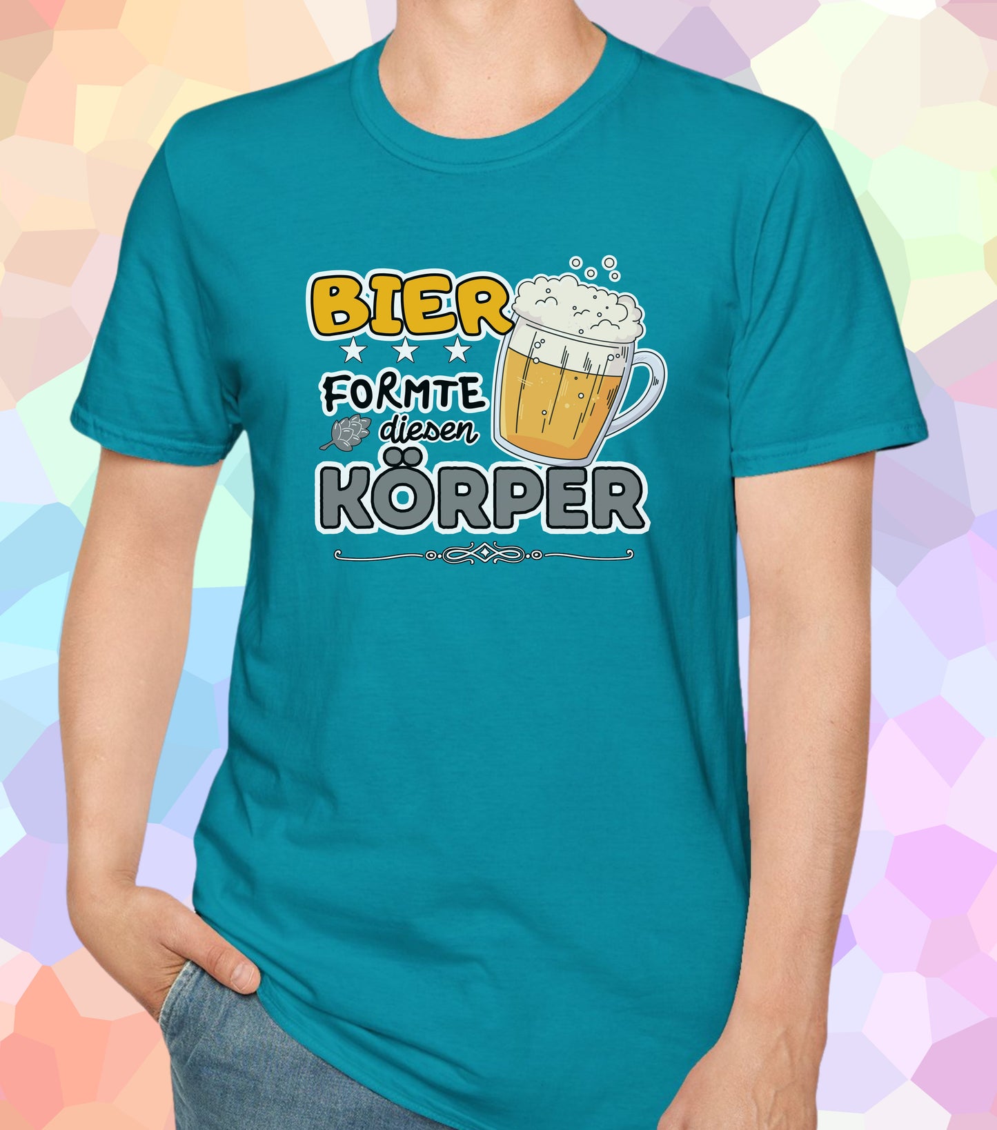 Bier formte diesen Körper T-Shirt