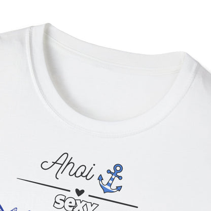 JGA T-Shirt Matrosin schippert in den Hafen der Ehe (personalisierbar)