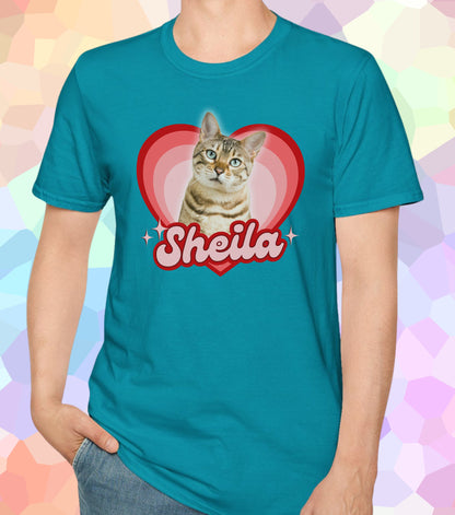 Dein Haustier T-Shirt Herz-Shaped (personalisierbar)
