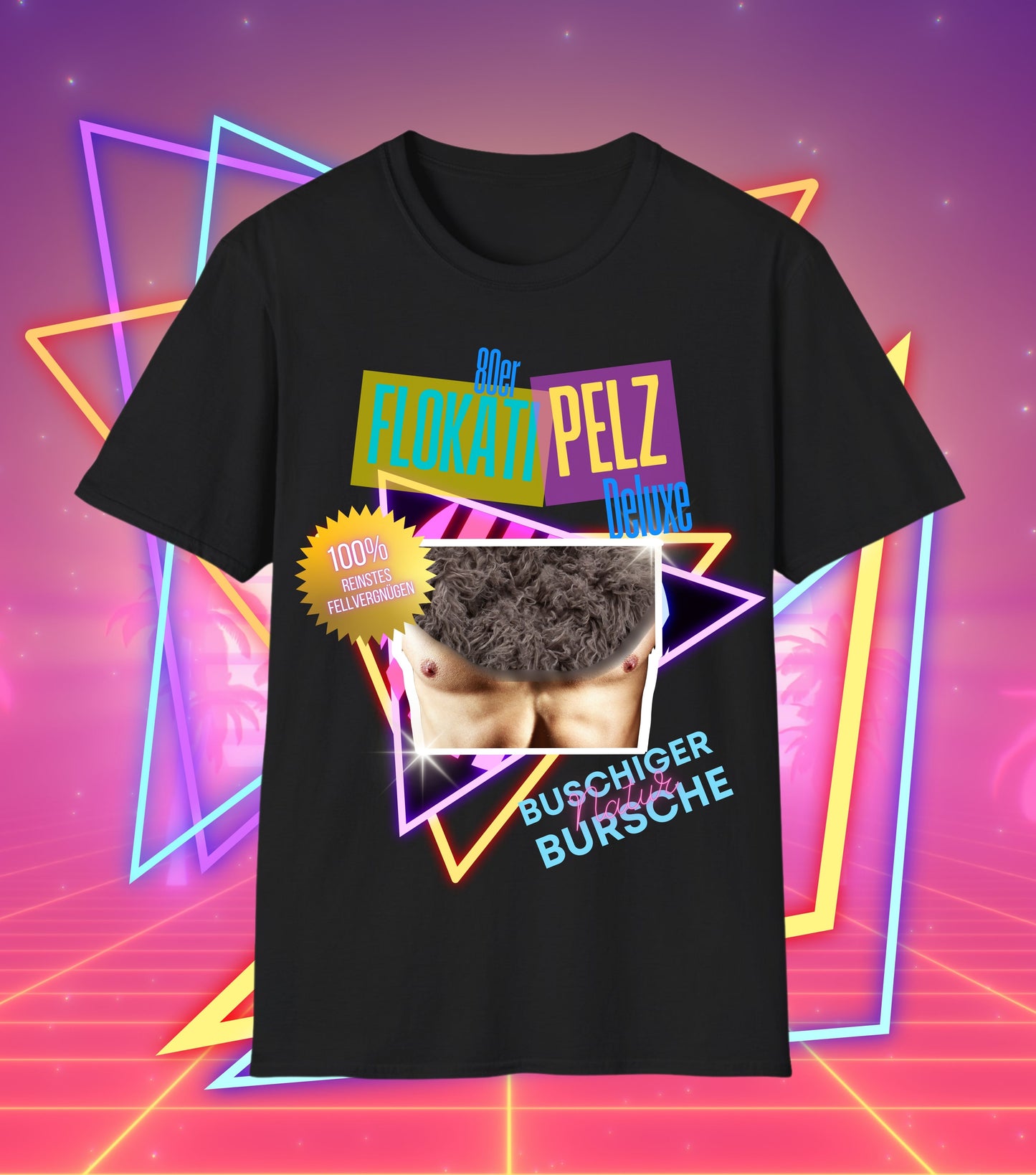 Flokati Pelz T-Shirt