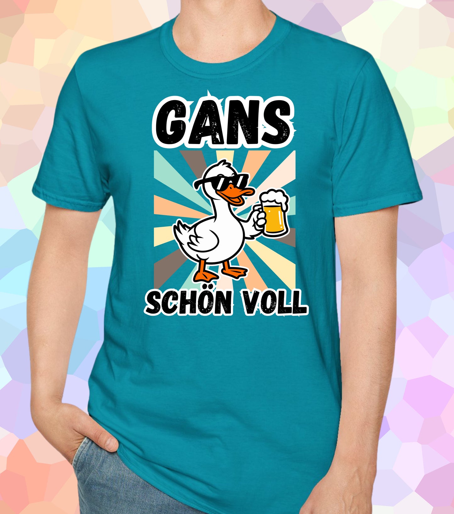 Gans schön voll T-Shirt