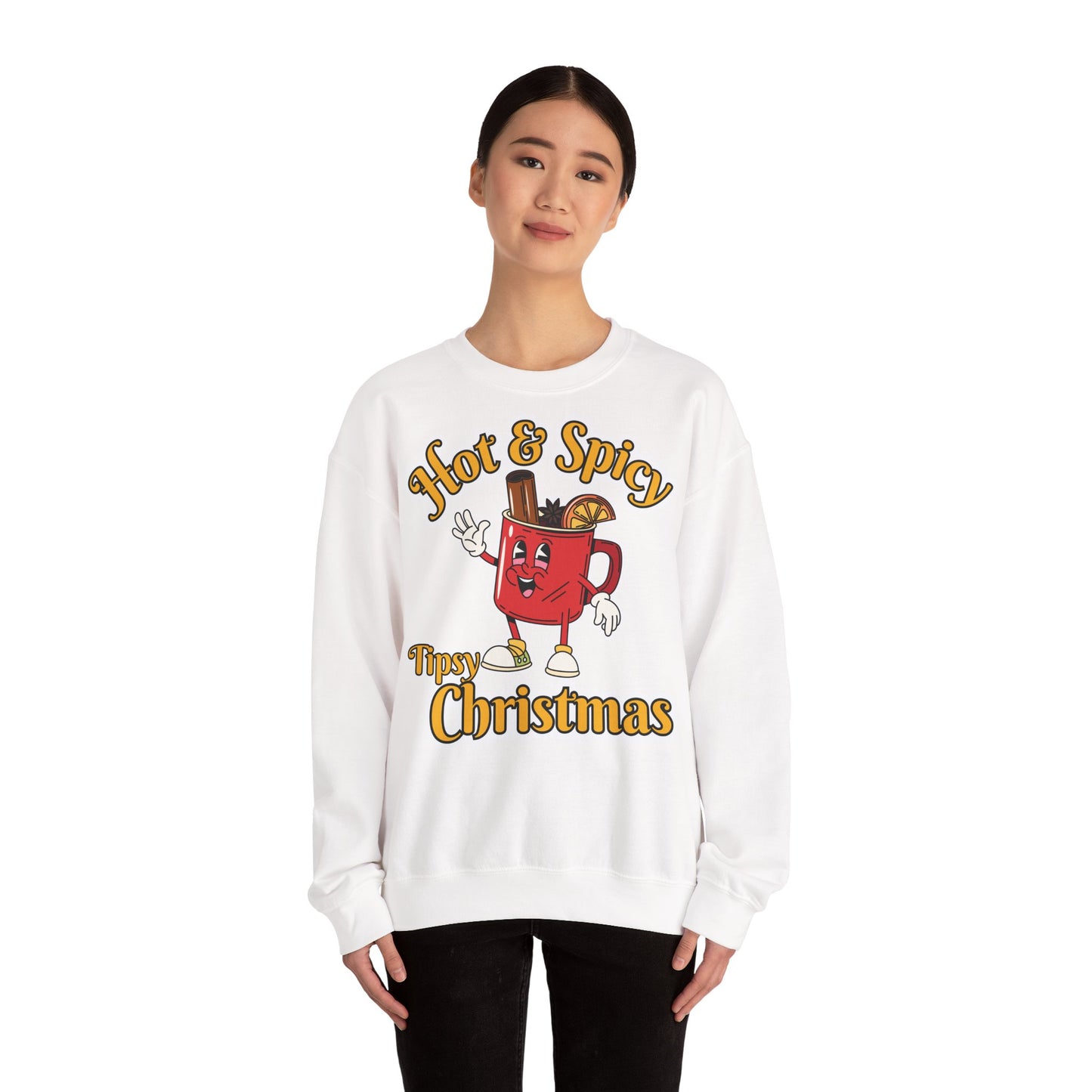 Hot & Spicy Tipsy Christmas Sweatshirt