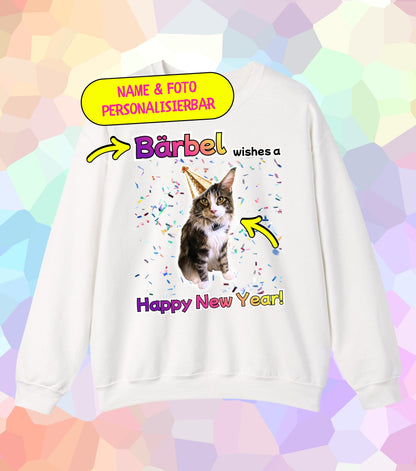 Happy New Year Sweatshirt (personalisiert)