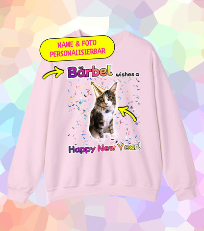 Happy New Year Sweatshirt (personalisiert)