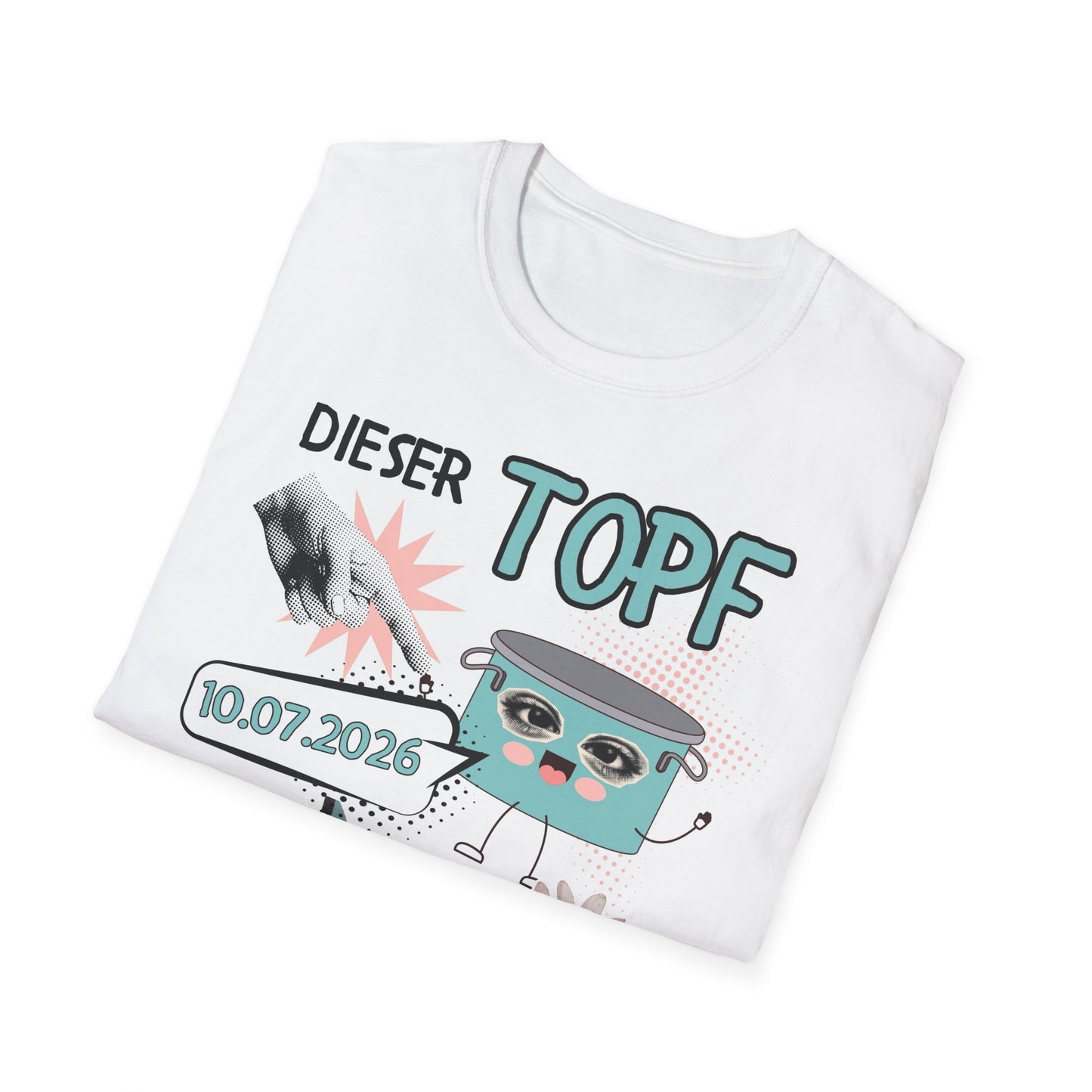 JGA T-Shirt Topf hat Deckel (personalisierbar)