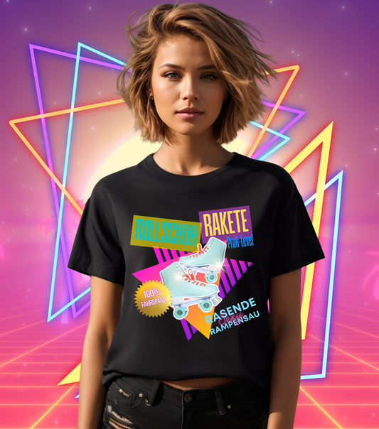 Rollschuh Rakete T-Shirt