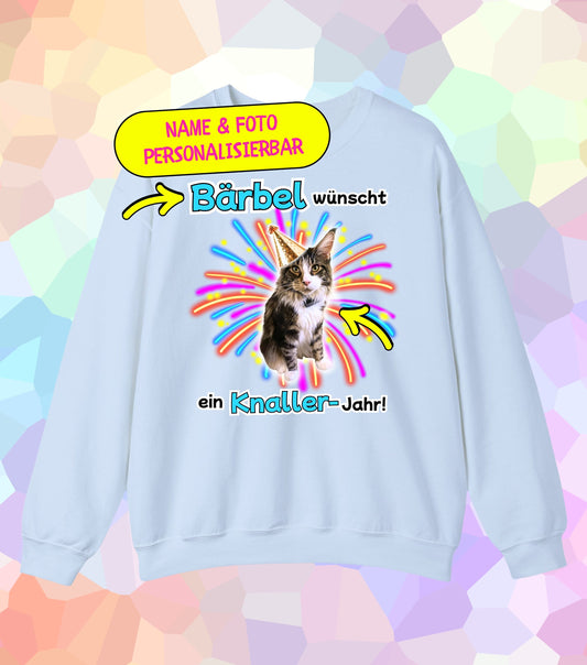 Knaller-Jahr Sweatshirt (personalisiert)