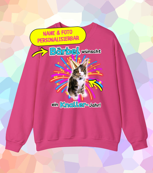 Knaller-Jahr Sweatshirt (personalisiert)