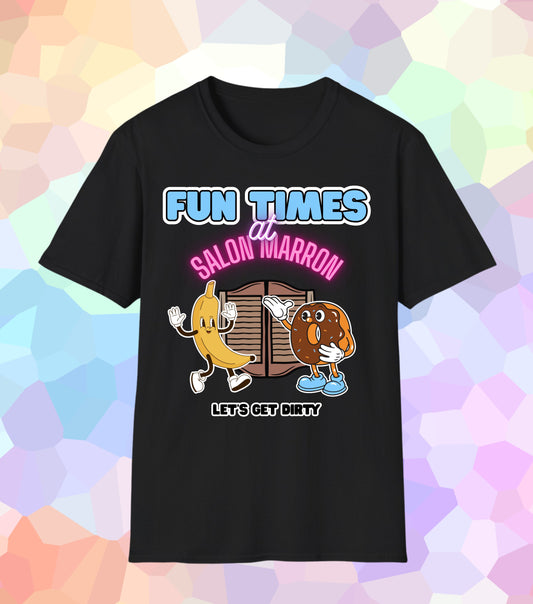 Fun Times at Salon Marron T-Shirt
