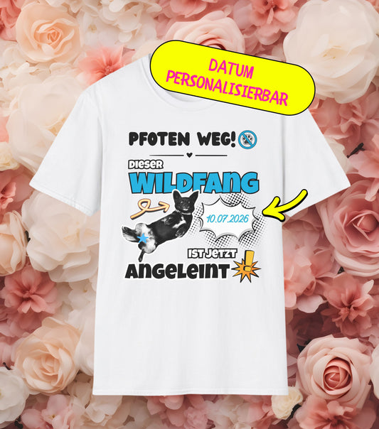 JGA T-Shirt Wildfang ist jetzt angeleint (personalisierbar)