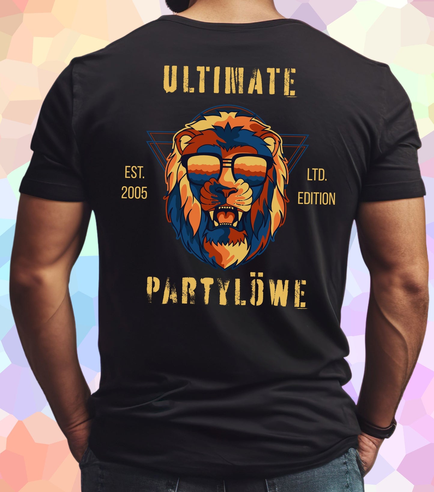 Ultimate Partylöwe Geburtsjahr T-Shirt (personalisiert)