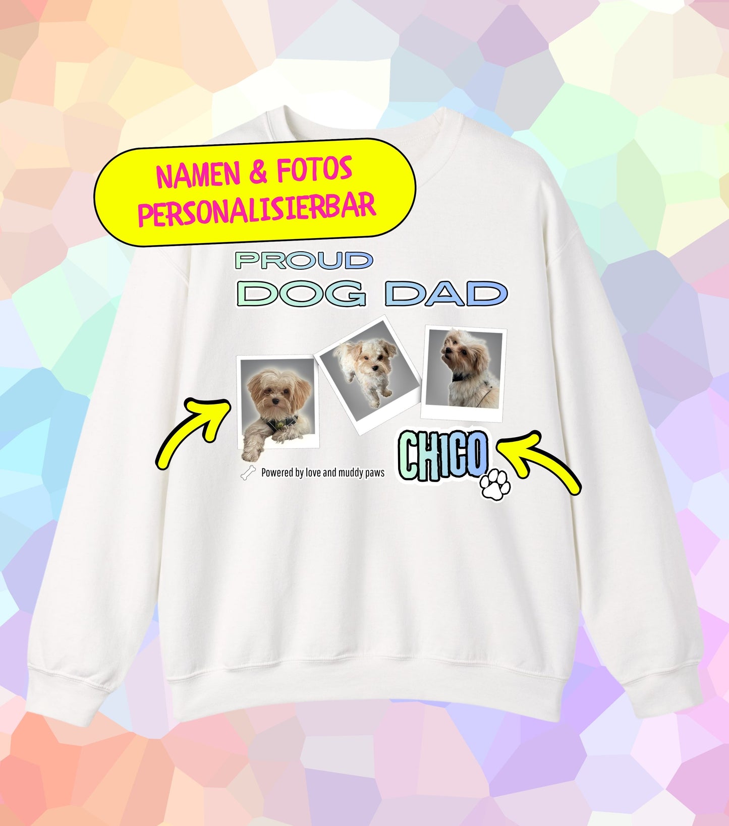 Proud Dog Dad Fotos (personalisiert)