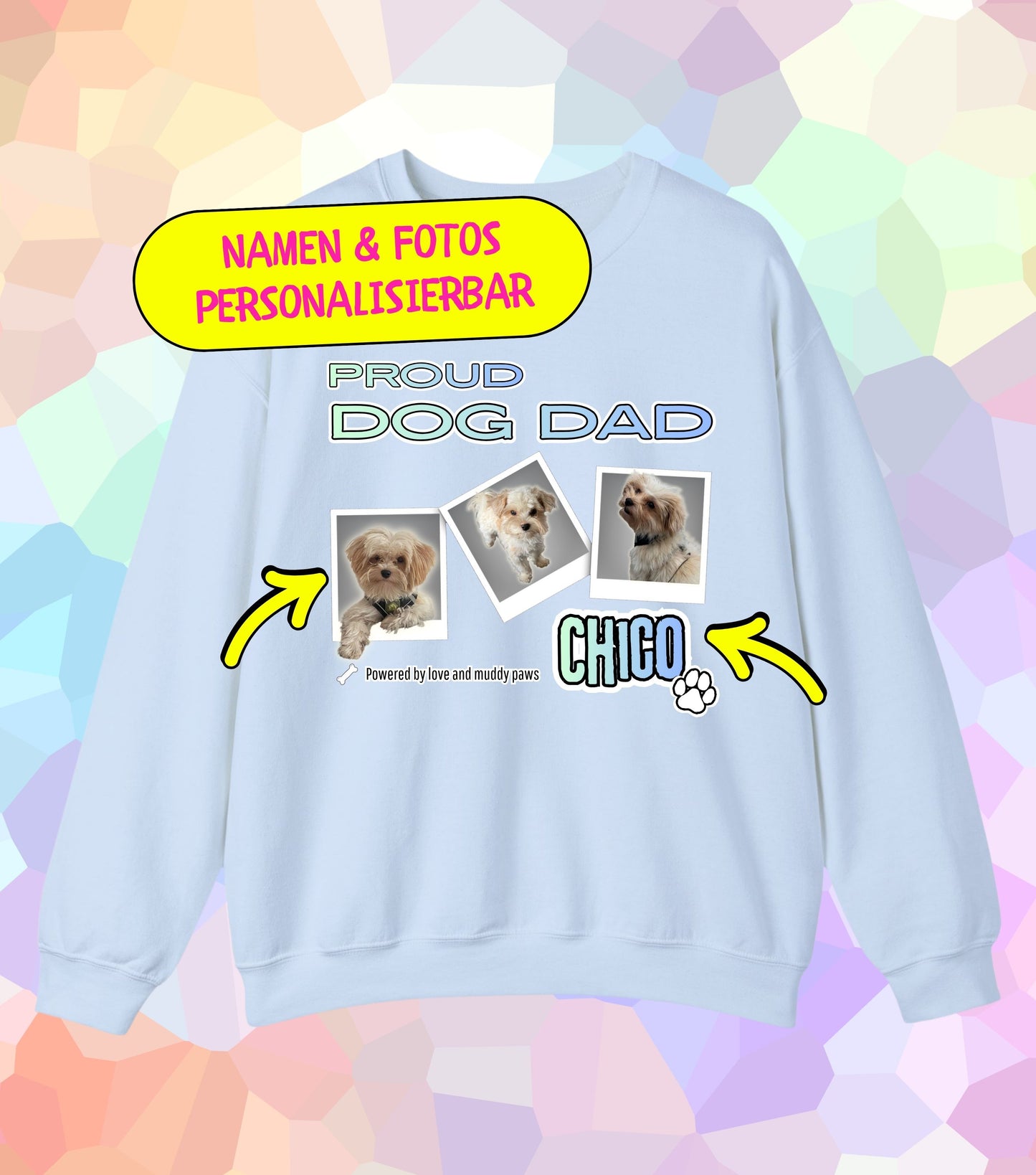 Proud Dog Dad Fotos (personalisiert)