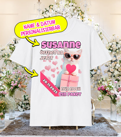 JGA T-Shirt Katze (personalisierbar)