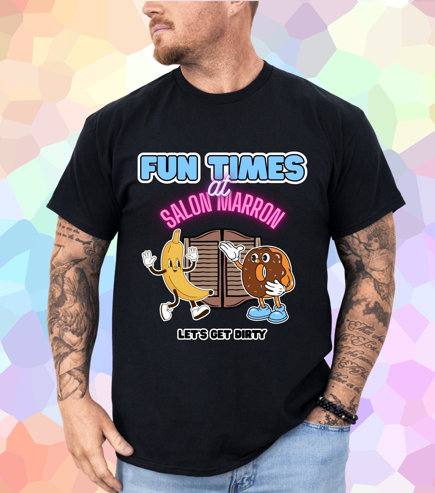 Fun Times at Salon Marron T-Shirt