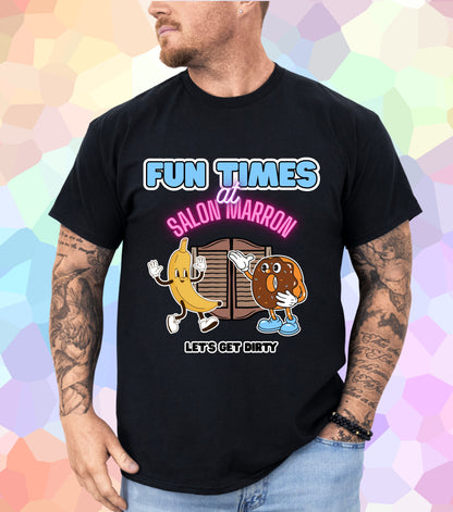 Fun Times at Salon Marron T-Shirt