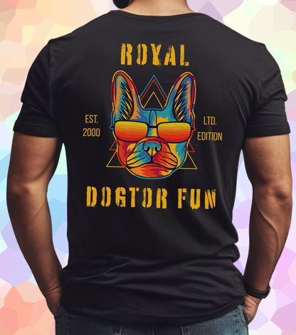 Royal Dogtor Fun Geburtsjahr T-Shirt (personalisiert)