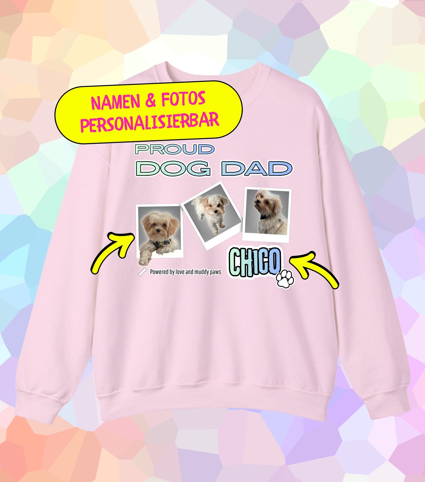 Proud Dog Dad Fotos (personalisiert)