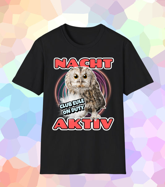 Nachtaktiv Club Eule T-Shirt