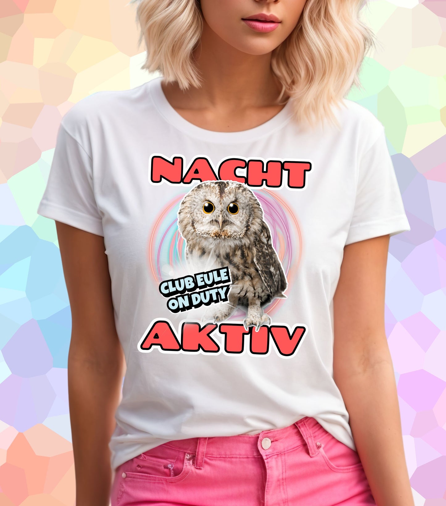 Nachtaktiv Club Eule T-Shirt