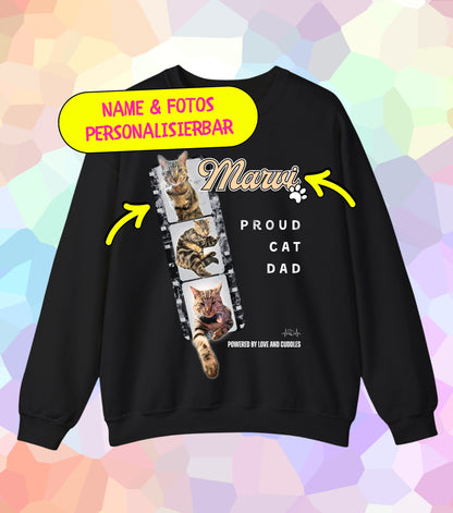 Proud Cat Dad Filmstreifen (personalisiert)