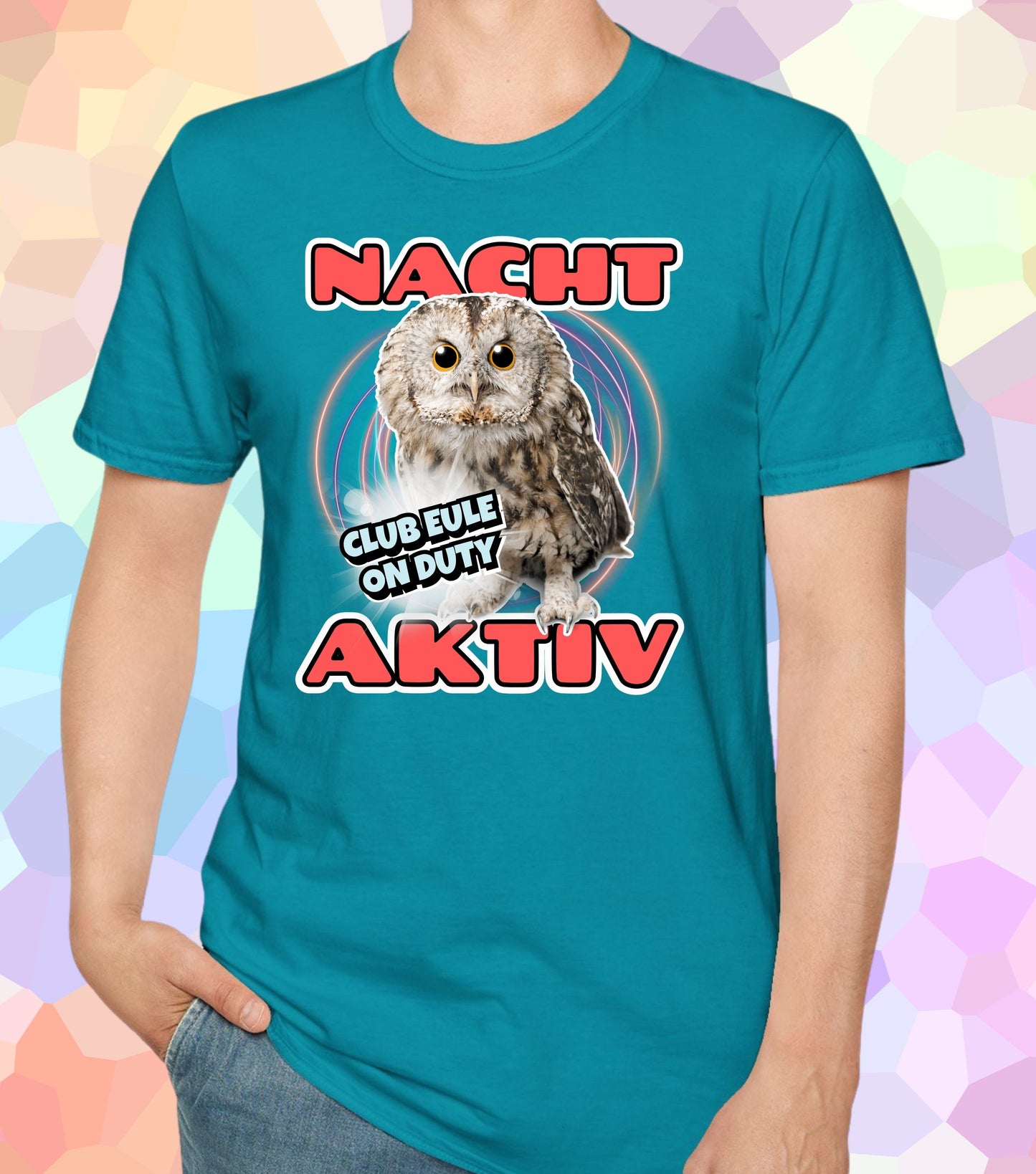 Nachtaktiv Club Eule T-Shirt