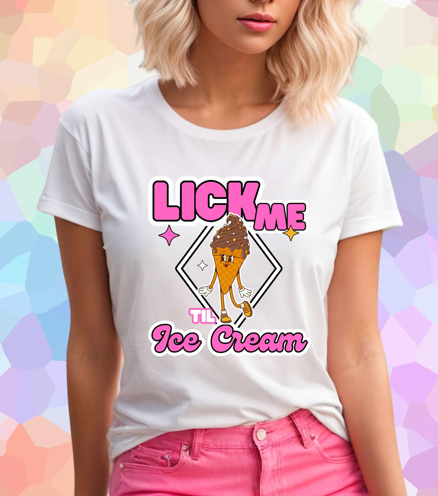 Lick me til Ice Cream T-Shirt