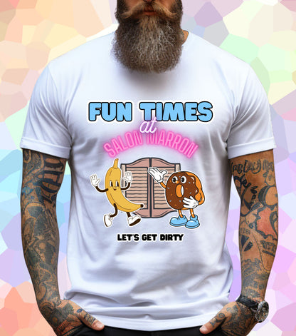 Fun Times at Salon Marron T-Shirt