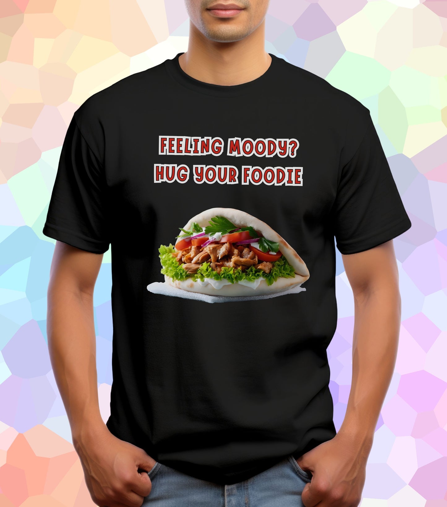 Feeling moody hug your Foodie T-Shirt
