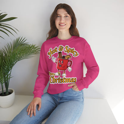 Hot & Spicy Tipsy Christmas Sweatshirt