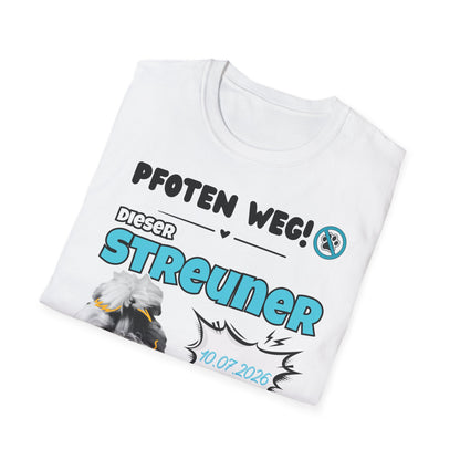 JGA T-Shirt Streuner hat keinen Freigang mehr (personalisierbar)