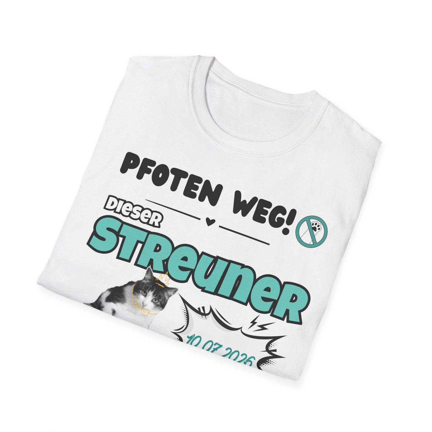 JGA T-Shirt Streuner hat jetzt ein Frauchen (personalisierbar)