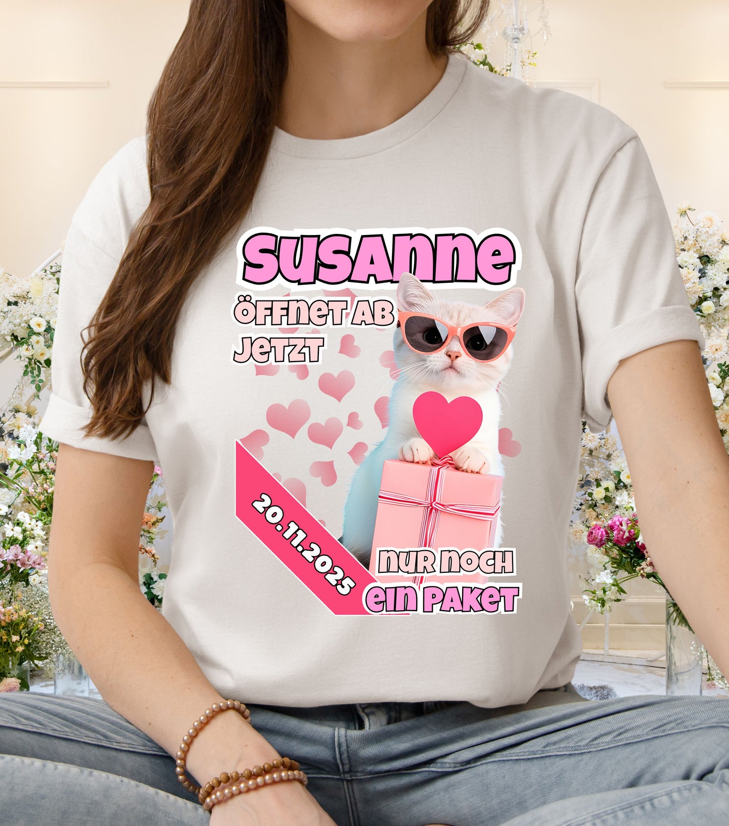 JGA T-Shirt Katze (personalisierbar)