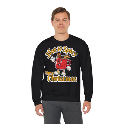 Hot & Spicy Tipsy Christmas Sweatshirt