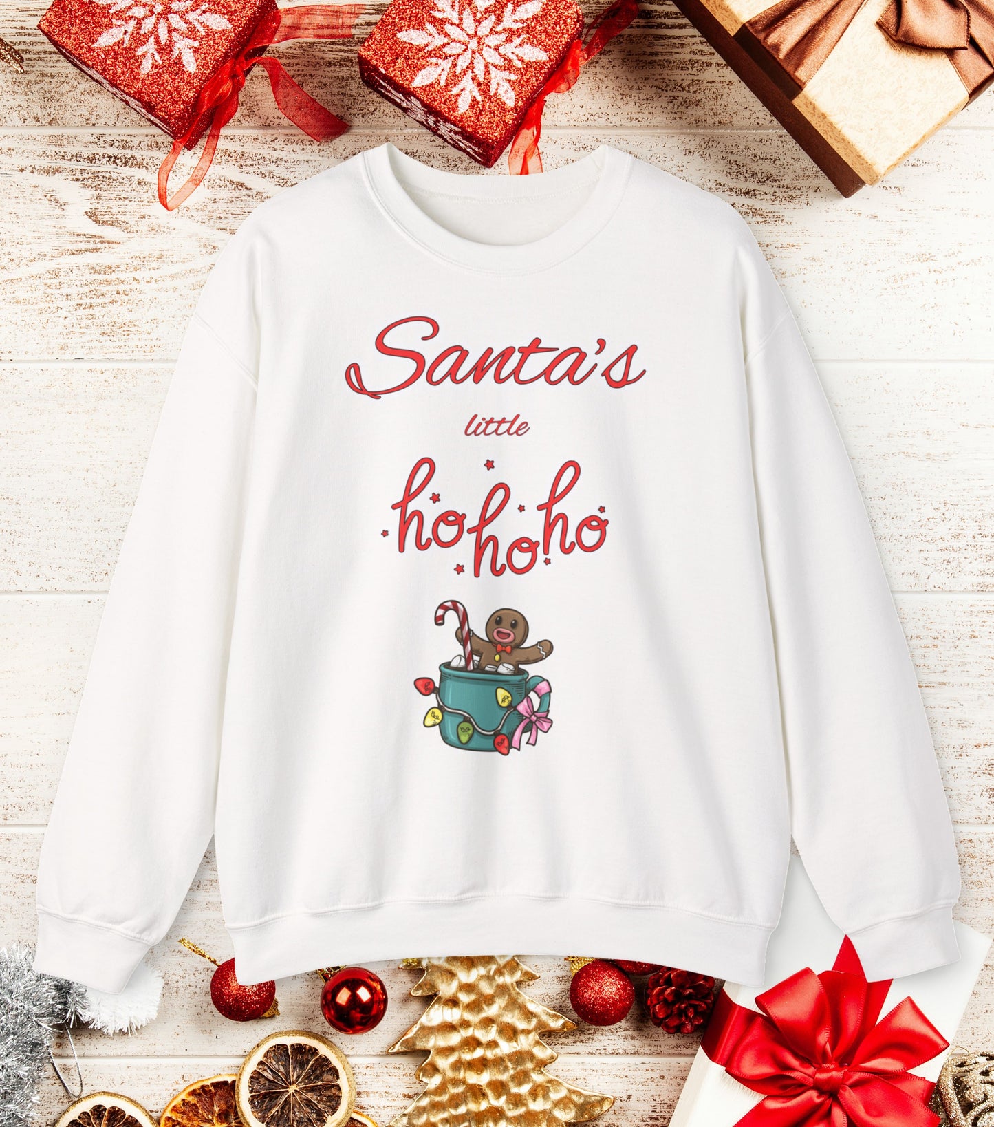 Santa's little Ho Ho Ho Sweatshirt
